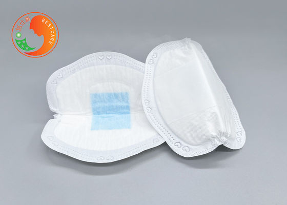 Blue Inner Core Breastfeeding Disposable Pads Eco Friendly 100 Nursing Pads