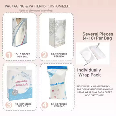 Disposable Underarms Armpit Sweat Pads For Beauty Personal Care Products