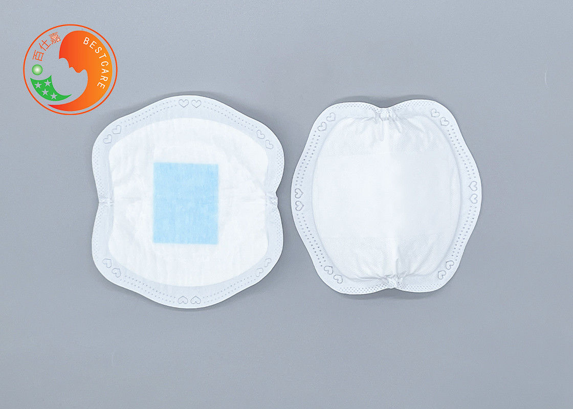 Blue Inner Core Breastfeeding Disposable Pads Eco Friendly 100 Nursing Pads